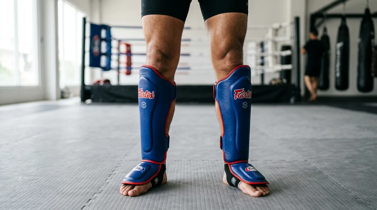 quelle taille protege tibia boxe