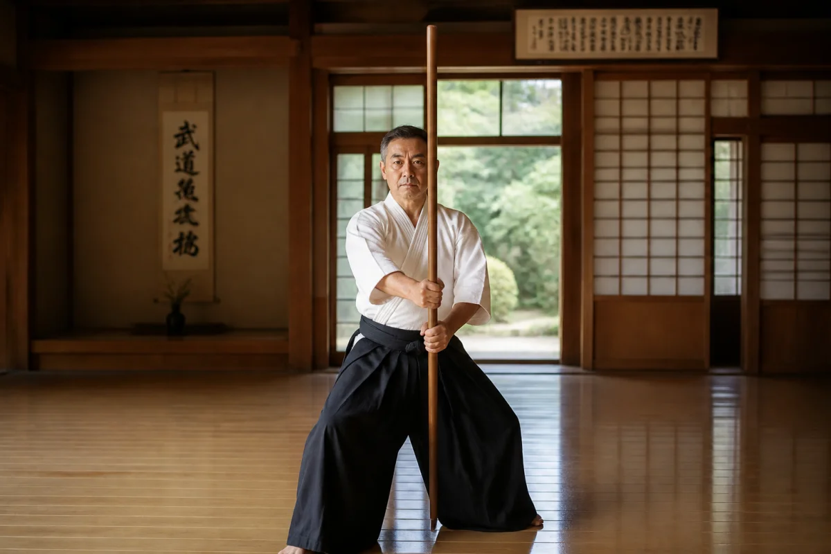 art martial avec baton