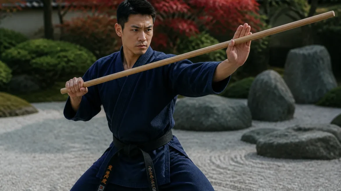 art martial avec baton